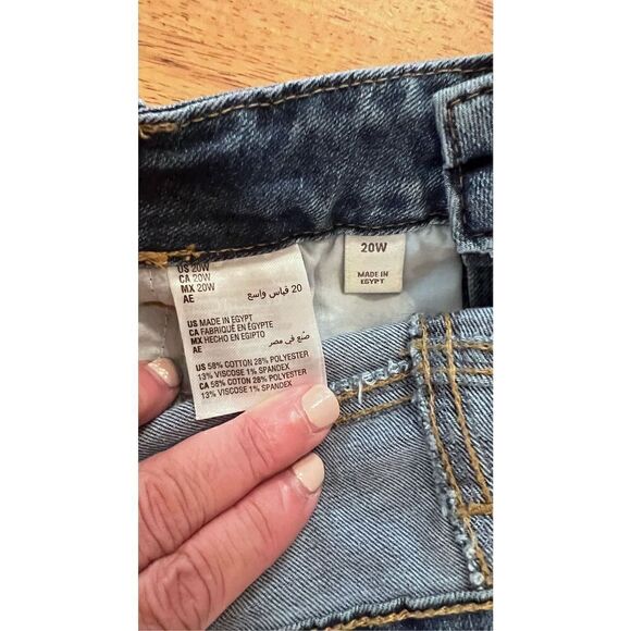 STYLE & CO HIGH RISE CURVY BOOT CUT JEANS SIZE WOMENS 20 P1-202 NEW - Picture 14 of 14